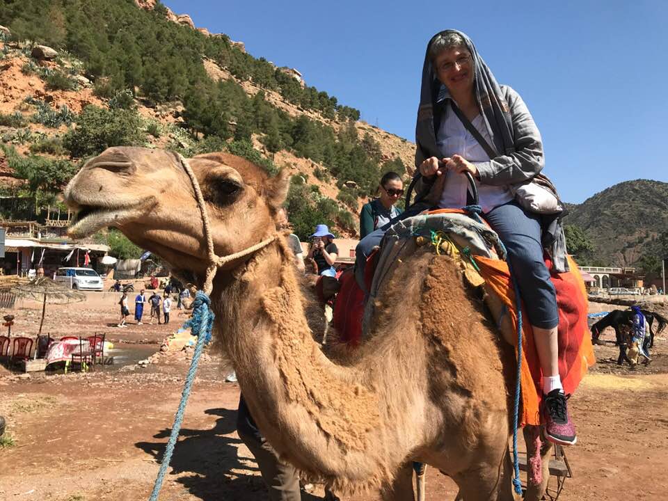 Sarah on Camel